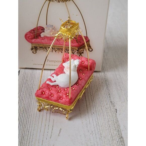 Hallmark pampered cat 2007 Keepsake Ornament Xmas pet - Picture 4 of 7